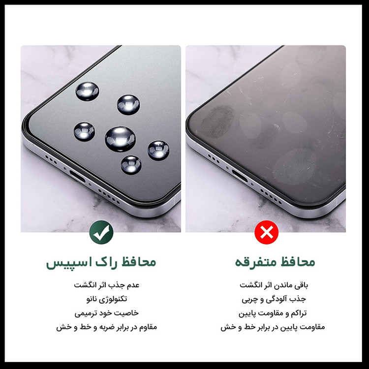 محافظ صفحه نمایش مات راک اسپیس مدل HyMTT مناسب برای گوشی موبایل شیائومی Redmi K30s