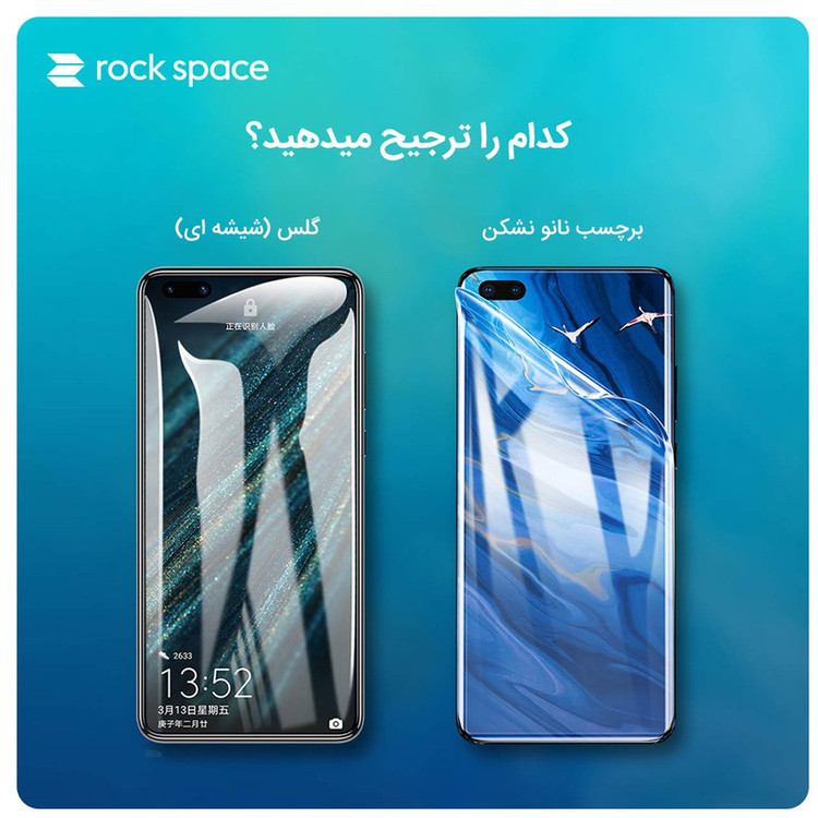 محافظ صفحه نمایش مات راک اسپیس مدل Camera Cut مناسب برای گوشی موبایل اپل iPhone 13 Pro Max