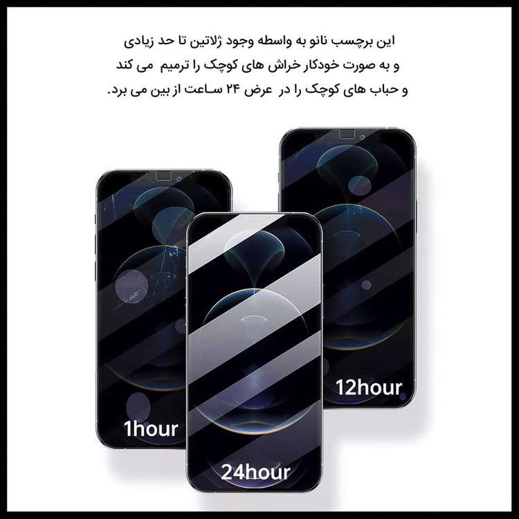 محافظ صفحه نمایش مات راک اسپیس مدل Camera Cut مناسب برای گوشی موبایل اپل iPhone 13 Pro Max