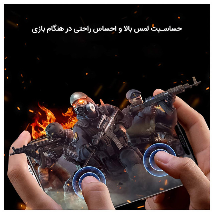 محافظ صفحه نمایش مات راک اسپیس مدل Camera Cut مناسب برای گوشی موبایل اپل iPhone 13 Pro Max