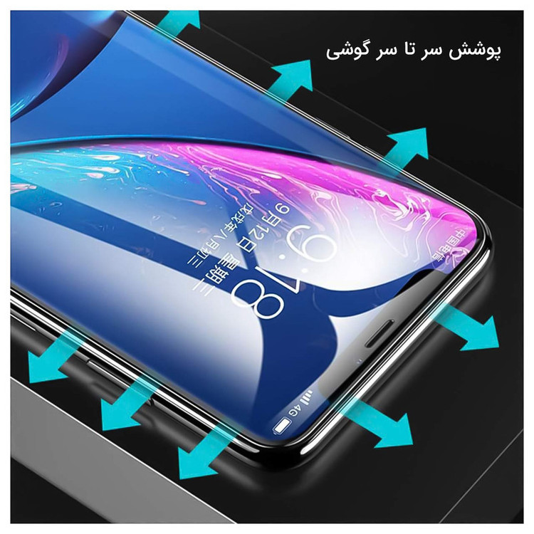 محافظ صفحه نمایش مات راک اسپیس مدل Camera Cut مناسب برای گوشی موبایل اپل iPhone 13 Pro Max