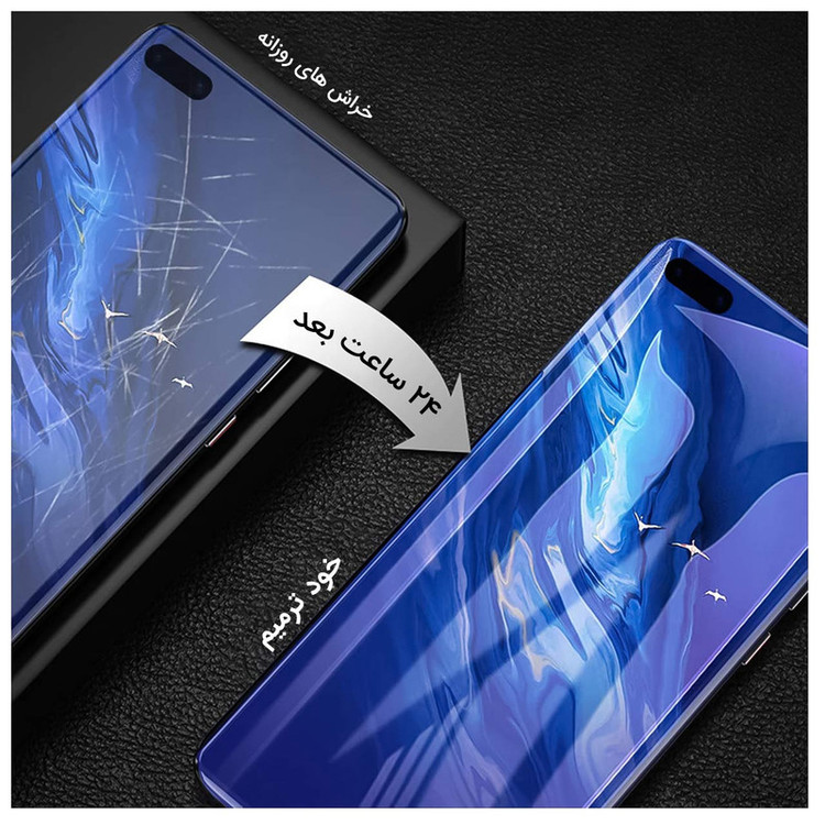 محافظ صفحه نمایش مات راک اسپیس مدل Camera Cut مناسب برای گوشی موبایل اپل iPhone 13 Pro Max