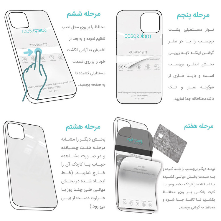 محافظ صفحه نمایش هیدروژل راک اسپیس مدل 180F-03Y مناسب برای گوشی موبایل سامسونگ Galaxy Z Fold4