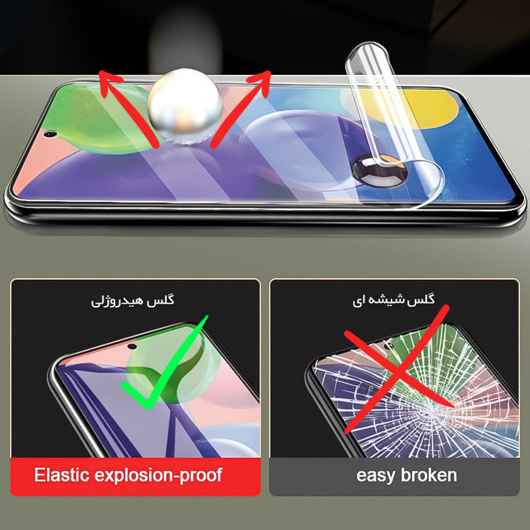 محافظ صفحه نمایش مات راک اسپیس مدل HyMTT مناسب برای گوشی موبایل شیائومی Mi 10S به همراه محافظ پشت گوشی