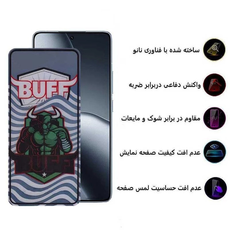 محافظ صفحه نمایش بوف مدل Super Power-Guarantee مناسب برای گوشی موبایل شیائومی Poco F7 Pro / Poco F7 Ultra /Xiaomi 15s Pro