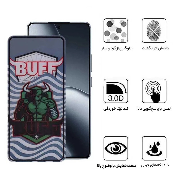 محافظ صفحه نمایش بوف مدل Super Power-Guarantee مناسب برای گوشی موبایل شیائومی Poco F7 Pro / Poco F7 Ultra /Xiaomi 15s Pro