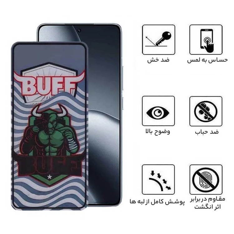 محافظ صفحه نمایش بوف مدل Super Power-Guarantee مناسب برای گوشی موبایل شیائومی Poco F7 Pro / Poco F7 Ultra /Xiaomi 15s Pro