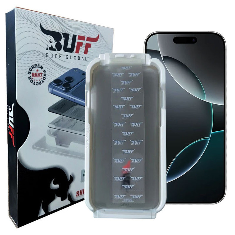 محافظ صفحه نمایش بوف مدل 2in1 Shield Pro مناسب برای گوشی موبایل اپل iPhone 16 Pro Max