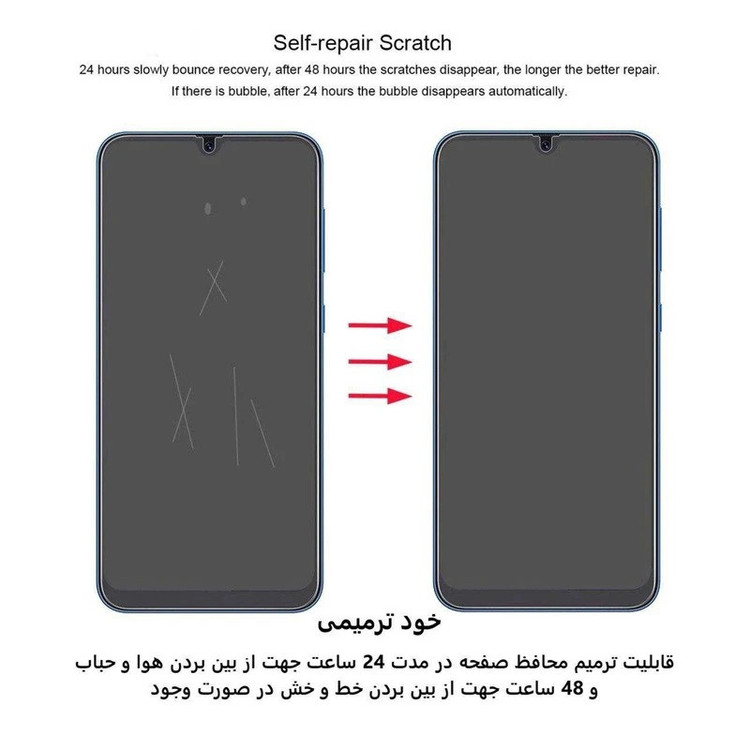 محافظ صفحه نمایش مات بوف مدل Hydrogel-Matte مناسب برای گوشی موبایل سامسونگ Galaxy S25 Ultra به همراه محافظ پشت گوشی