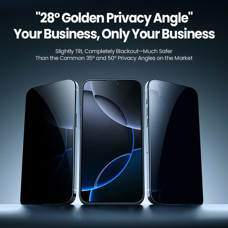 محافظ صفحه نمایش حریم شخصی بوف مدل Privacy Pro Plus مناسب برای گوشی موبایل اپل iPhone 16 / iPhone 15