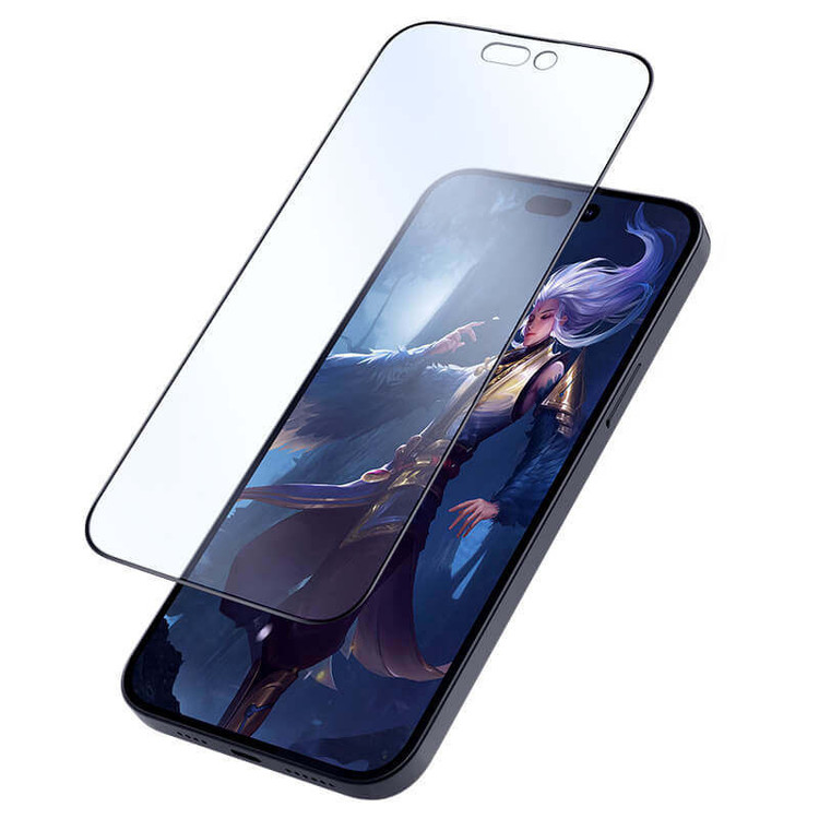 محافظ صفحه نمایش مات بوف مدل 5D Matte Pro مناسب برای گوشی موبایل اپل iPhone 15 Pro Max