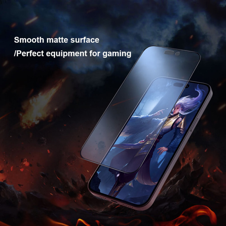 محافظ صفحه نمایش مات بوف مدل 5D Matte Pro مناسب برای گوشی موبایل اپل iPhone 15 Pro Max