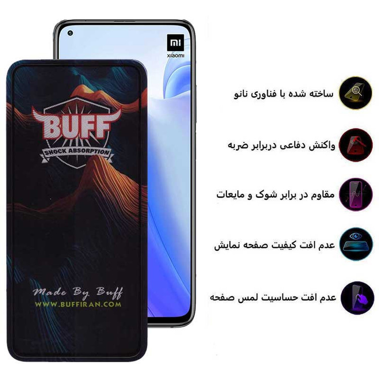 محافظ صفحه نمایش بوف مدل Mountain-G مناسب برای گوشی موبایل شیائومی Mi 10T Pro 5G / Mi 10T 5G / K30 / Poco F2 Pro / Poco X2