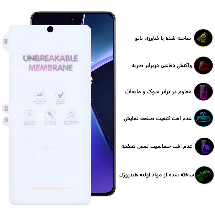 محافظ صفحه نمایش مات بوف مدل Hydrogel-Matte-G مناسب برای گوشی موبایل وان پلاس Nord CE4/Nord CE3/10R/10T/Ace Pro/Ace