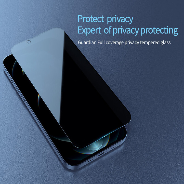 محافظ صفحه نمایش حریم شخصی نیلکین مدل Guardian Privacy مناسب برای گوشی موبایل اپل iPhone 16e/14/13 Pro/13