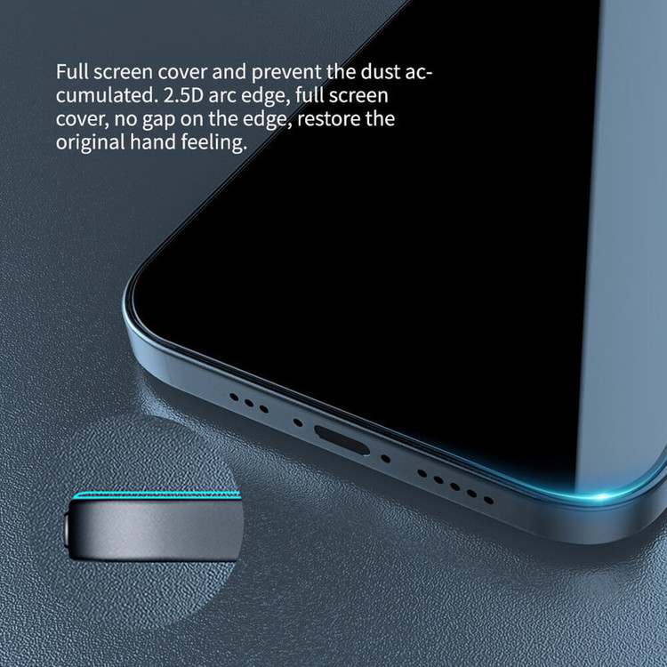 محافظ صفحه نمایش حریم شخصی نیلکین مدل Guardian Privacy مناسب برای گوشی موبایل اپل iPhone 16e/14/13 Pro/13