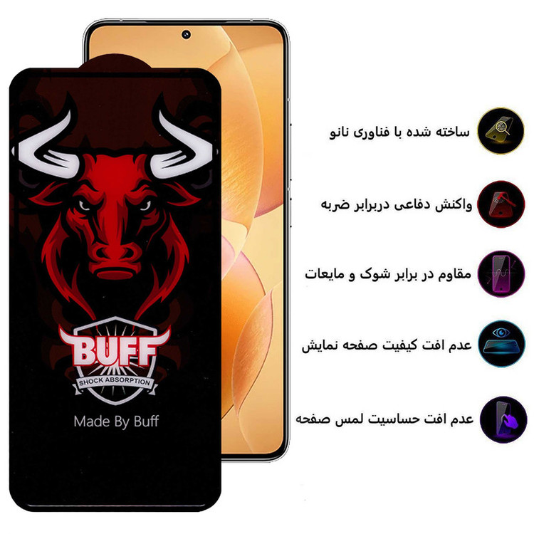 محافظ صفحه نمایش سرامیکی بوف مدل Ceramic Pro-G مناسب برای گوشی موبایل شیائومی Redmi K70 / K70 Pro / K70E
