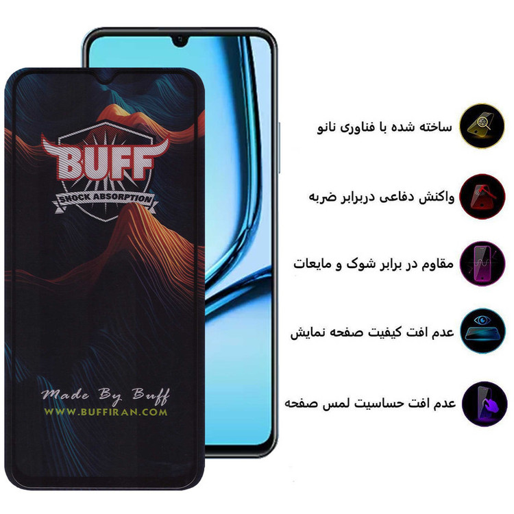 محافظ صفحه نمایش بوف مدلMountain-G مناسب برای گوشی موبایل ریلمی Note 50 / C53 (India) / C53 / C51 / Narzo N53