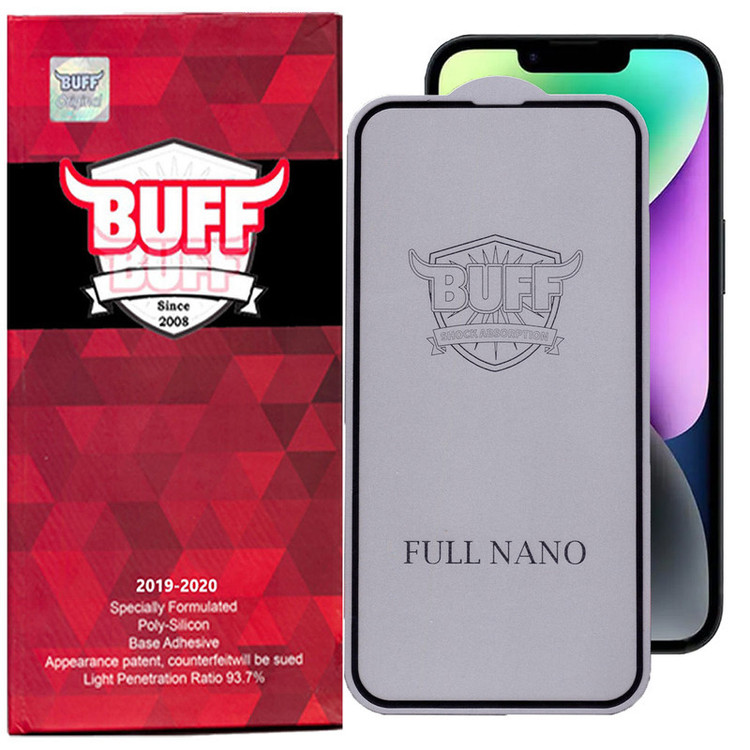 محافظ صفحه نمایش بوف مدل Full Nano مناسب برای گوشی موبایل اپل iphone 16e/13/13pro/14