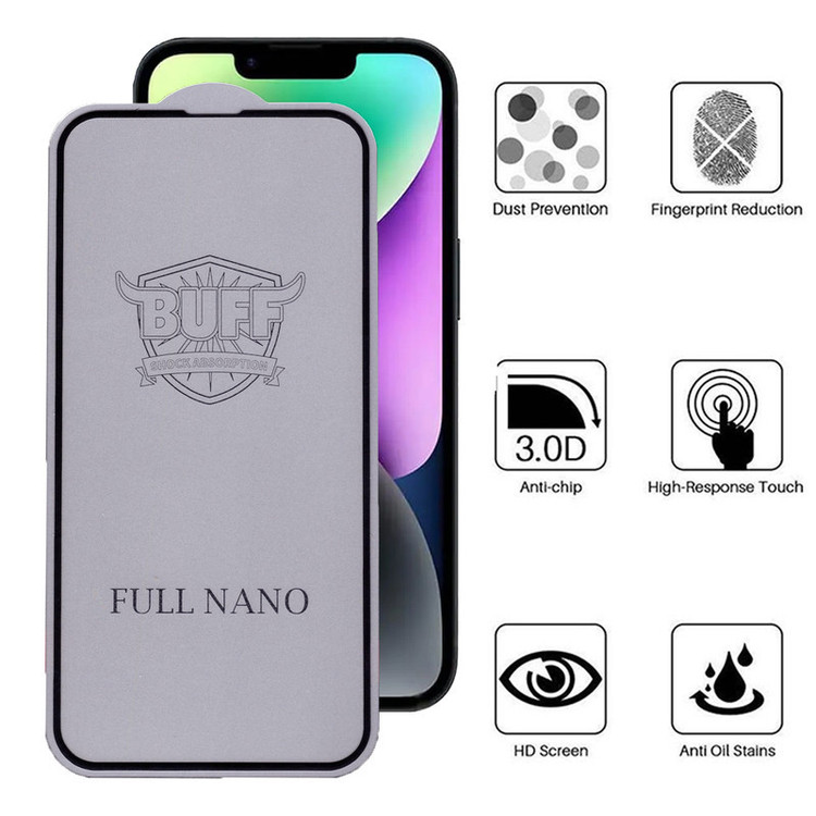 محافظ صفحه نمایش بوف مدل Full Nano مناسب برای گوشی موبایل اپل iphone 16e/13/13pro/14