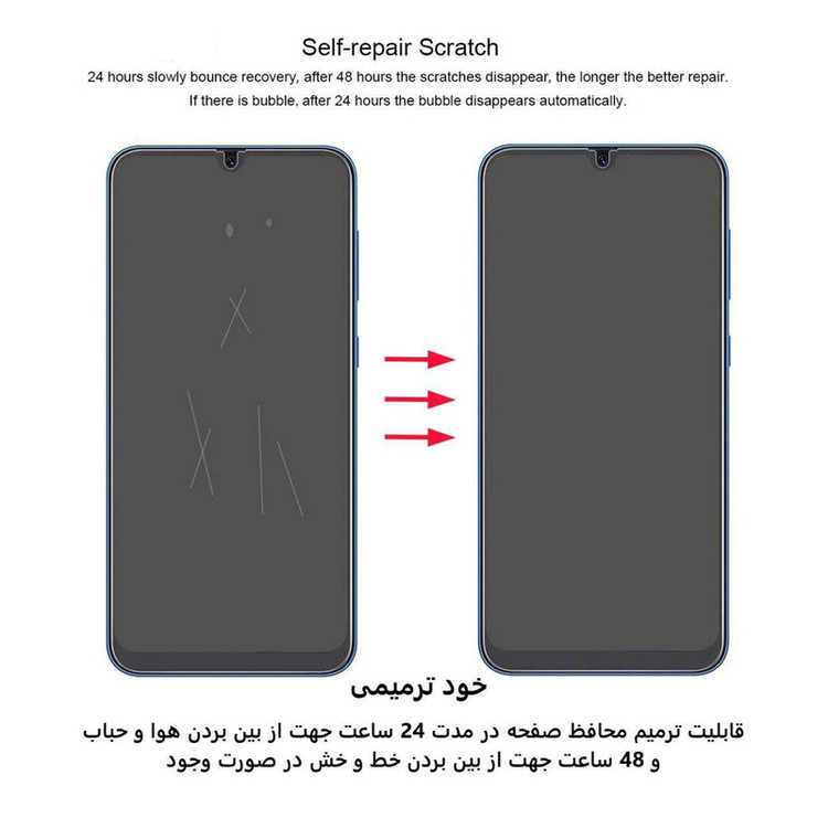 محافظ صفحه نمایش مات بوف مدل Hydrogel-Matte-G مناسب برای گوشی موبایل سامسونگ Galaxy M52/A72/A71