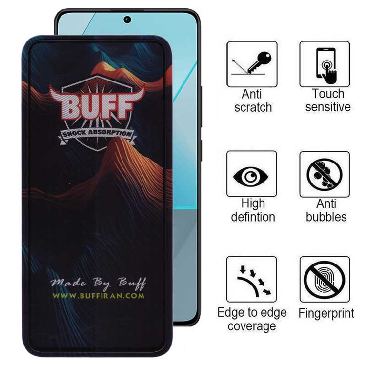 محافظ صفحه نمایش 5D بوف مدل Mountain-G مناسب برای گوشی موبایل شیائومی Redmi Note 13 Pro 4G/5G/Note 13 4G/5G/Note 13R Pro