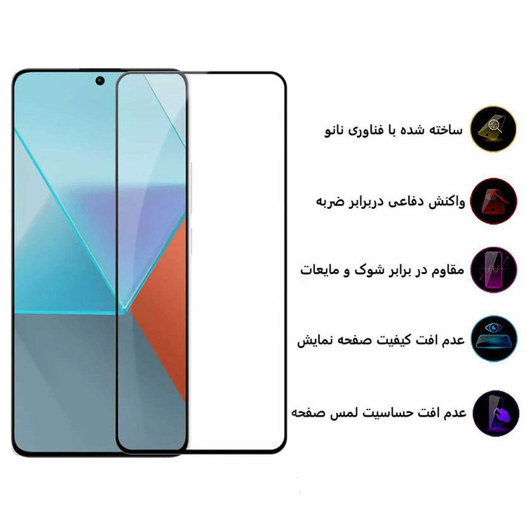 محافظ صفحه نمایش سرامیکی بوف مدل Ceramic-G مناسب برای گوشی موبایل شیائومی Redmi Note 13 Pro 4G/5G / Note 13 4G/5G / Note 13R Pro