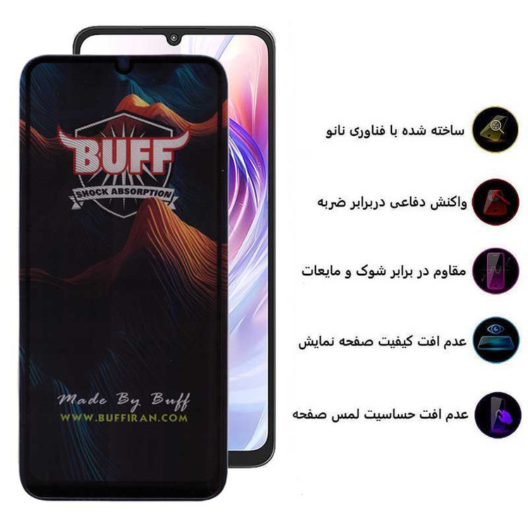 محافظ صفحه نمایش بوف مدل Mountain-G مناسب برای گوشی موبایل شیائومی Redmi 13C / Redmi 13R 5G / Poco M6 5G / Poco C65