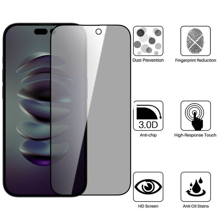 محافظ صفحه نمایش حریم شخصی بوف مدل Pry مناسب برای گوشی موبایل اپل iPhone 14 Pro Max