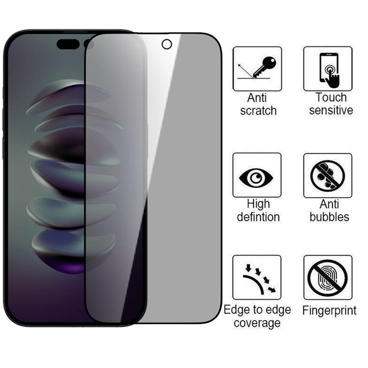 محافظ صفحه نمایش حریم شخصی بوف مدل Pry مناسب برای گوشی موبایل اپل iPhone 14 Pro Max