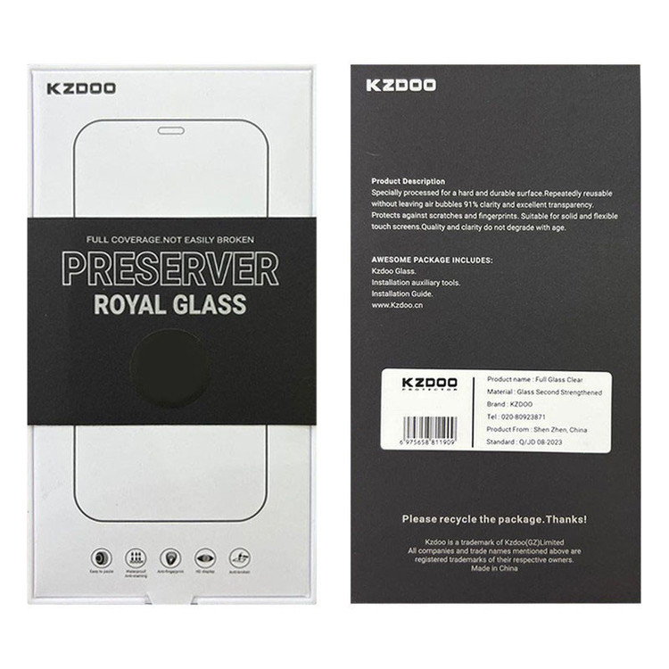محافظ صفحه نمایش کی -زد دو مدل Full-Glassمناسب برای گوشی موبایل اپل iPhone 16/15