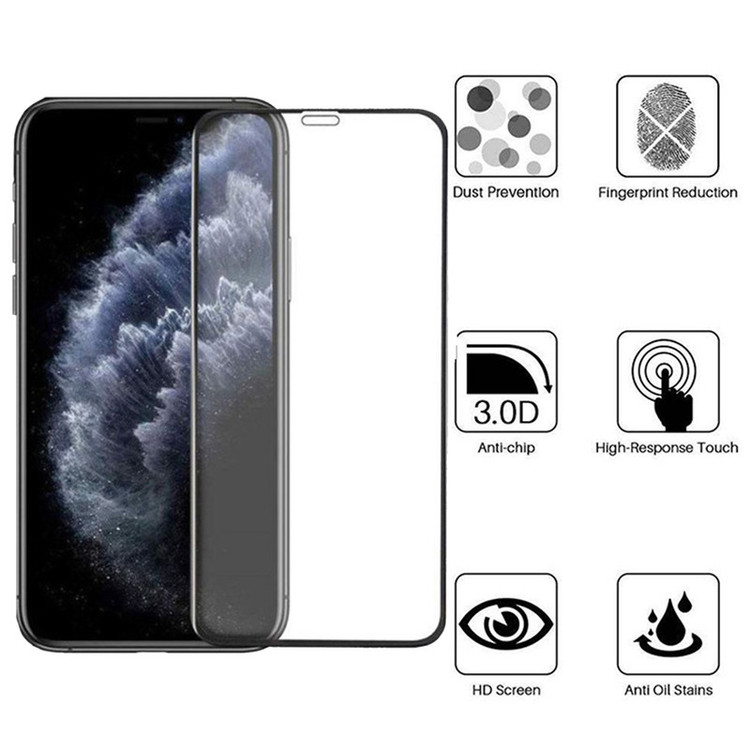 محافظ صفحه نمایش 5D مات بوف مدل 5D-Matte-G مناسب برای گوشی موبایل اپل Iphone 11 Pro Max/Xs Max