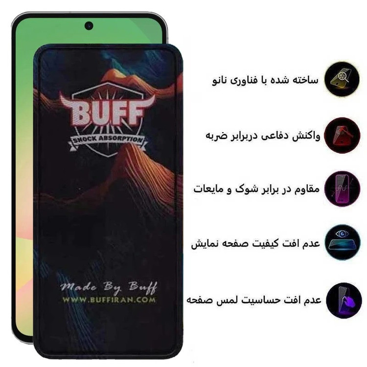 محافظ صفحه نمایش 5D بوف مدل Mountain-Guarantee مناسب برای گوشی موبایل شیائومی F7 Ultra /F7 Pro /Redmi Note 14s
