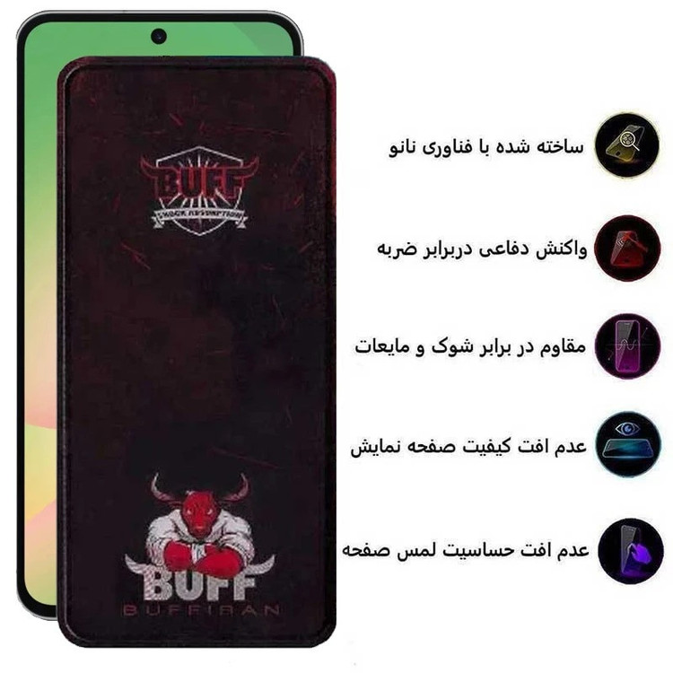 محافظ صفحه نمایش بوف مدل Muscle-Bull-Guarantee مناسب برای گوشی موبایل شیائومی F7 Ultra /F7 Pro /Redmi Note 14s