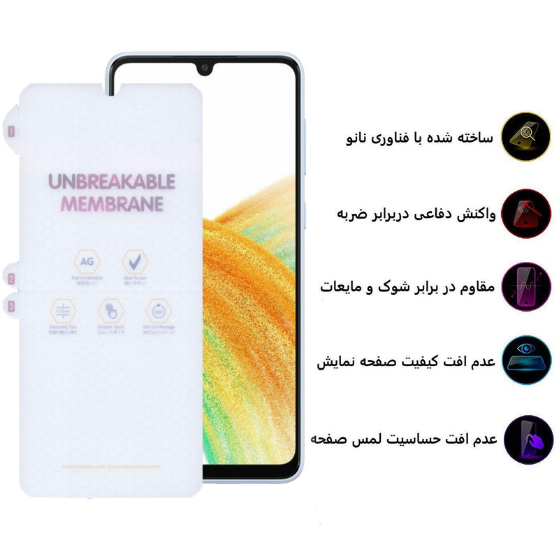 محافظ صفحه نمایش مات بوف مدل Hydrogel-G مناسب برای گوشی موبایل سامسونگ Galaxy A33 5G/A50/A30