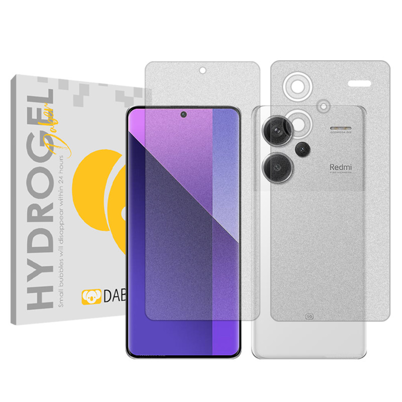 محافظ صفحه نمایش مات دبن مدل Tough مناسب برای گوشی موبایل شیائومی Redmi Note 13 Pro Plus به همراه محافظ پشت گوشی