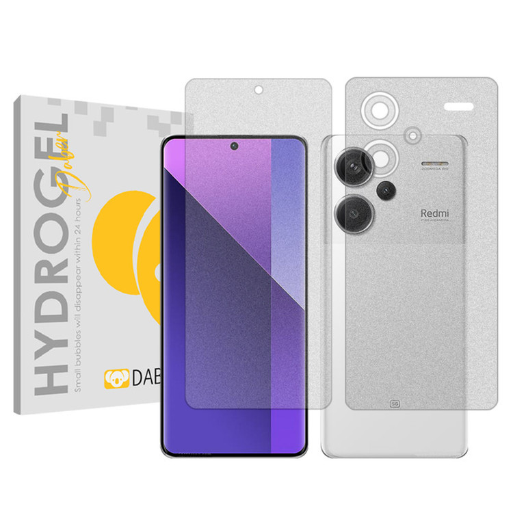 محافظ صفحه نمایش مات دبن مدل Tough مناسب برای گوشی موبایل شیائومی Redmi Note 13 Pro Plus به همراه محافظ پشت گوشی