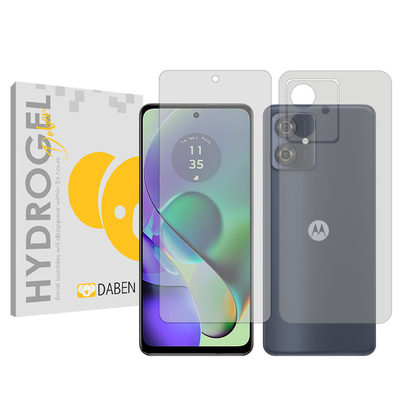 محافظ صفحه نمایش شفاف دبن مدل Tough مناسب برای گوشی موبایل موتورولا Moto G54 به همراه محافظ پشت گوشی