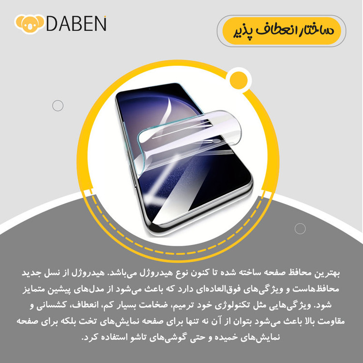 محافظ صفحه نمایش شفاف دبن مدل Tough مناسب برای گوشی موبایل آنر X9b به همراه محافظ پشت گوشی