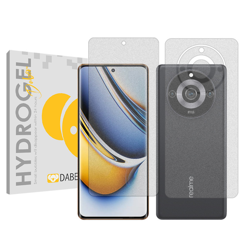 محافظ صفحه نمایش مات دبن مدل Tough مناسب برای گوشی موبایل ریلمی 11 Pro Plus به همراه محافظ پشت گوشی