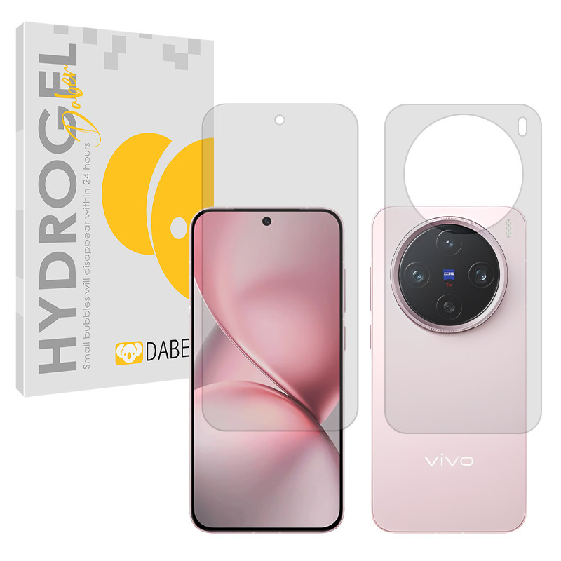 محافظ صفحه نمایش مات دبن مدل Tough مناسب برای گوشی موبایل ویوو X200 Pro mini به همراه محافظ پشت گوشی