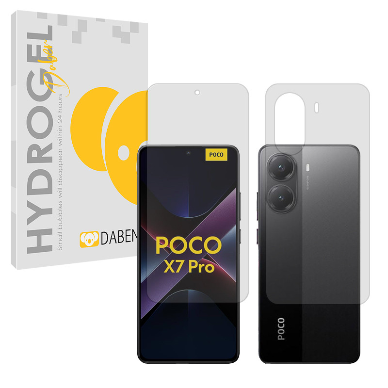 محافظ صفحه نمایش مات دبن مدل Tough مناسب برای گوشی موبایل شیائومی Poco X7 Pro به همراه محافظ پشت گوشی