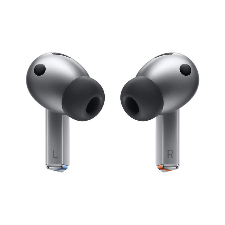 هدفون بلوتوثی سامسونگ مدل Galaxy Buds3 Pro دارای نویز کنسلینگ فعال (ANC)، درگاه شارژ USB Type-C، شارژ بی سیم، با قابلیت اتصال به چند دستگاه، پشتیبانی از فرمان لمسی، پشتیبانی از دستیار صوتی، مقاوم در برابر آب