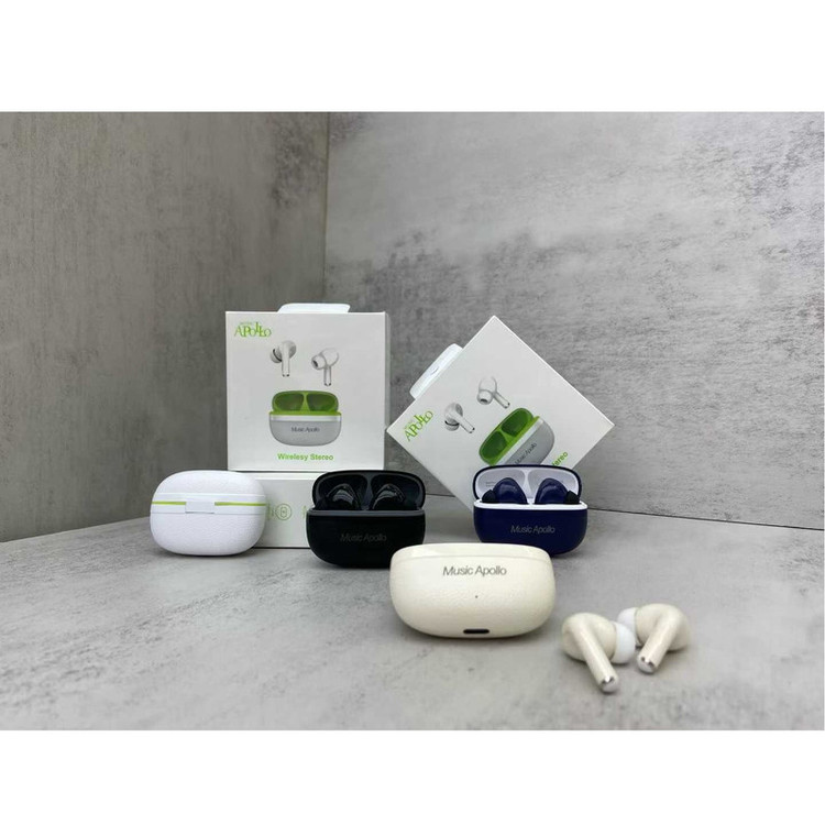 هدفون بلوتوثی موزیک آپولو مدل EARBUDS TWSAP08