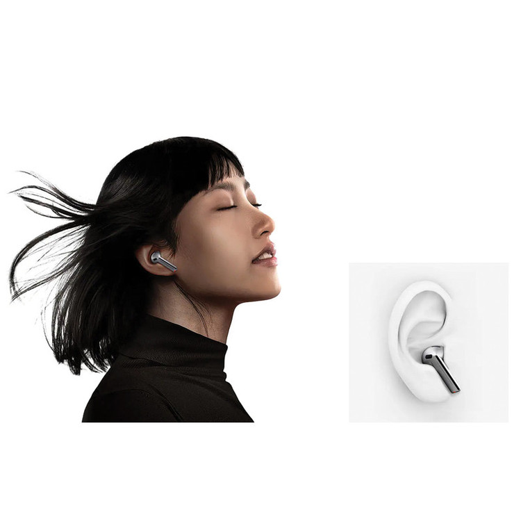 هدفون بلوتوثی سامسونگ مدل Galaxy Buds3 با نویز کنسلینگ فعال (ANC)، نویز کنسلینگ میکروفون (ENC)، درگاه شارژ USB Type-C، با قابلیت اتصال به چند دستگاه، دارای قابلیت صدای 360 درجه، Galaxy AI، میکروفون سه گانه، پشتیبانی از فرمان لمسی، ضد آب و گرد و غبار