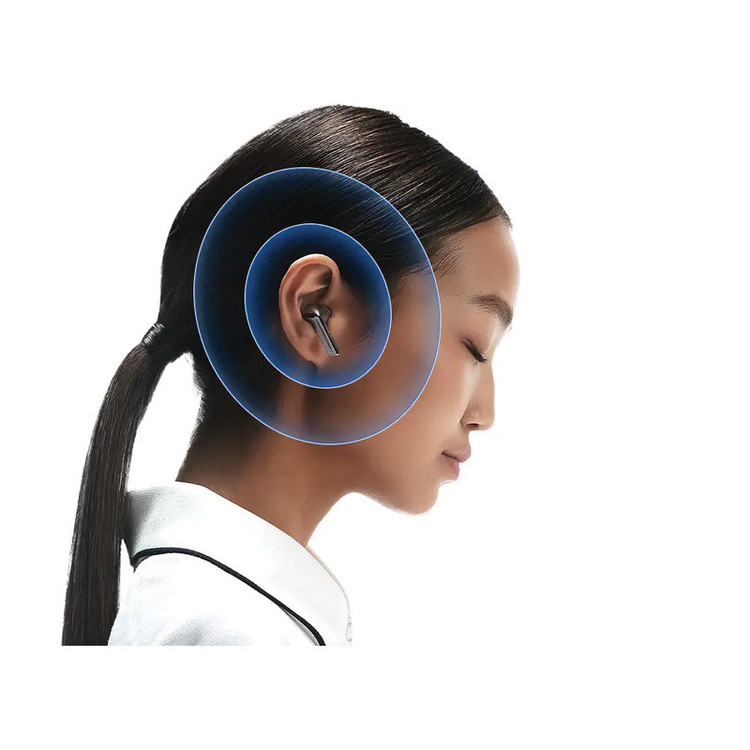 هدفون بلوتوثی سامسونگ مدل Galaxy Buds3 با نویز کنسلینگ فعال (ANC)، نویز کنسلینگ میکروفون (ENC)، درگاه شارژ USB Type-C، با قابلیت اتصال به چند دستگاه، دارای قابلیت صدای 360 درجه، Galaxy AI، میکروفون سه گانه، پشتیبانی از فرمان لمسی، ضد آب و گرد و غبار