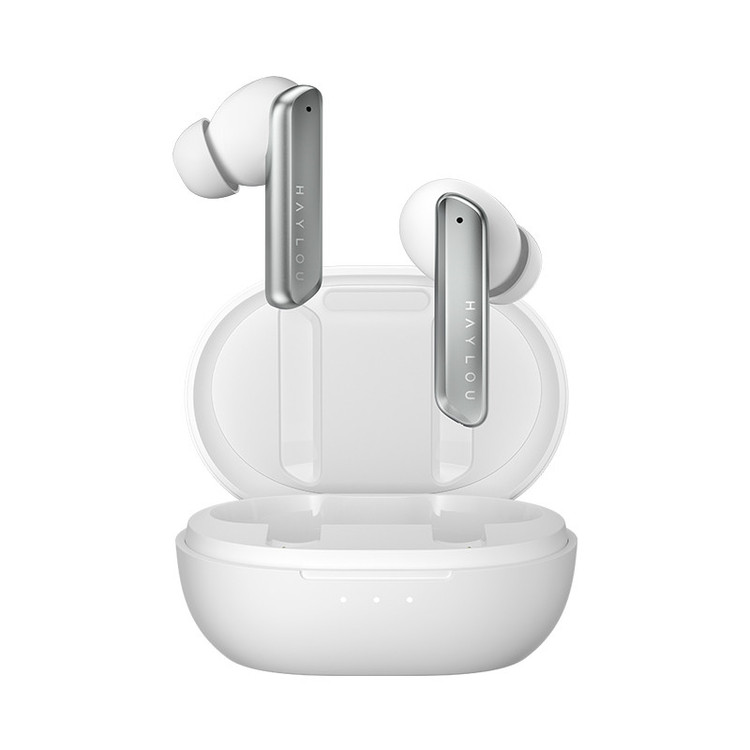 هدفون بلوتوثی هایلو مدل W1 با نویز کنسلینگ میکروفون، درگاه شارژ USB Type-C، دارای 4 میکروفون، پشتیبانی از فرمان لمسی، مقاومت در برابر رطوبت و عرق