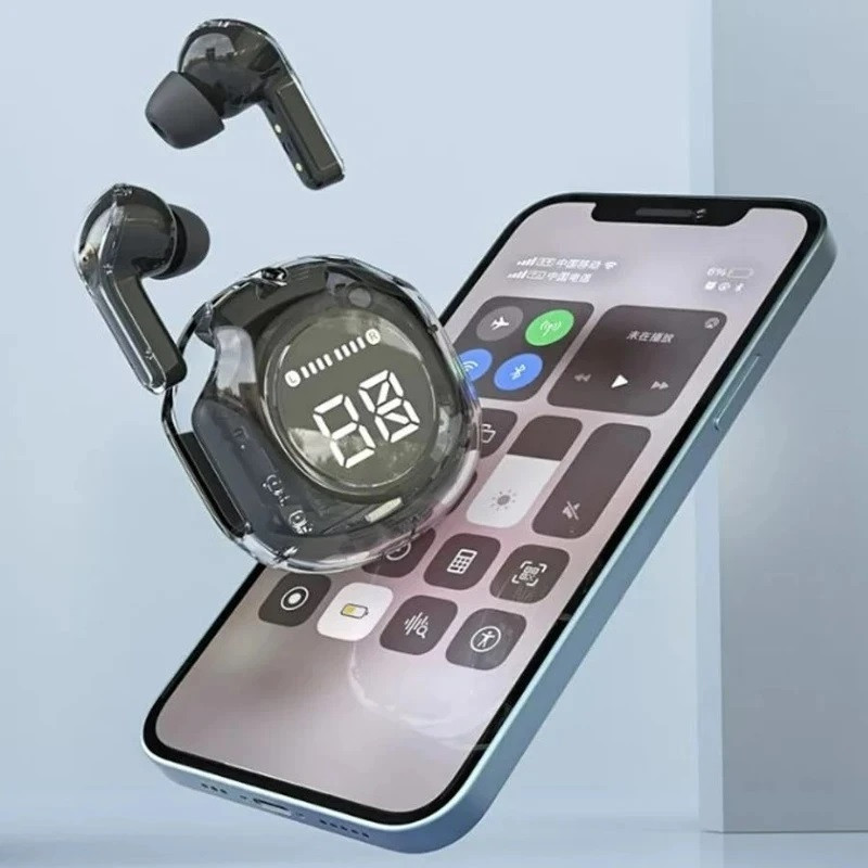 هدفون بلوتوثی مدل UltraPods Pro بدون قابلیت نویز کنسلینگ، درگاه شارژ USB Type-C، دارای میکروفون داخلی، دارای نشانگر LED، مقاوم در برابر آب