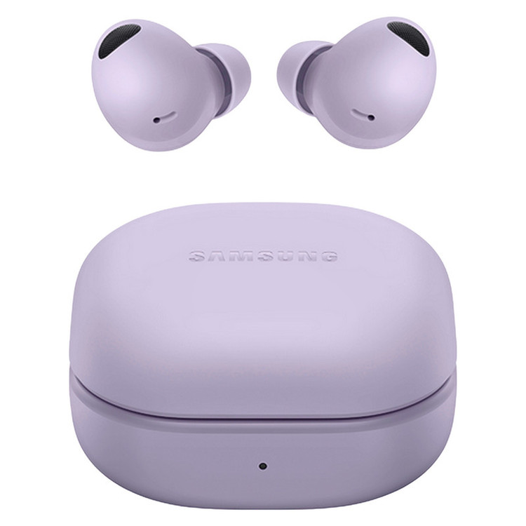 هدفون بلوتوثی سامسونگ مدل Galaxy Buds2 Pro با نویز کنسلینگ فعال (ANC)، درگاه شارژ USB Type-C، دارای میکروفون سهگانه، مقاوم در برابر رطوبت و عرق، مجهز به سنسور شتابسنج و مقاومت در برابر آب IPX7
