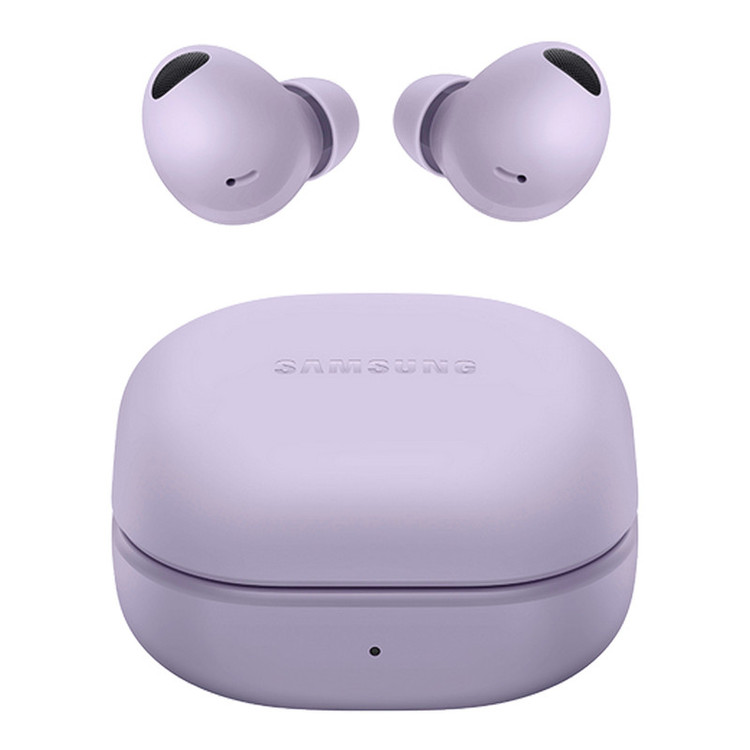 هدفون بلوتوثی سامسونگ مدل Galaxy Buds2 Pro با نویز کنسلینگ فعال (ANC)، درگاه شارژ USB Type-C، دارای میکروفون سهگانه، مقاوم در برابر رطوبت و عرق، مجهز به سنسور شتابسنج و مقاومت در برابر آب IPX7